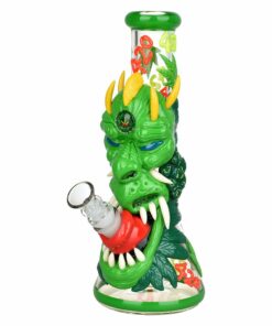 Shop 420 Dragon Glow in Dark Beaker Water Pipe - 10" / 14mm F in australian