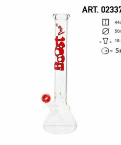 Shop Boost | 17" Red Beaker Base Glass Water Pipe in australian