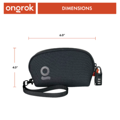 Shop Ongrok Carbon-lined Wrist Bag in australian