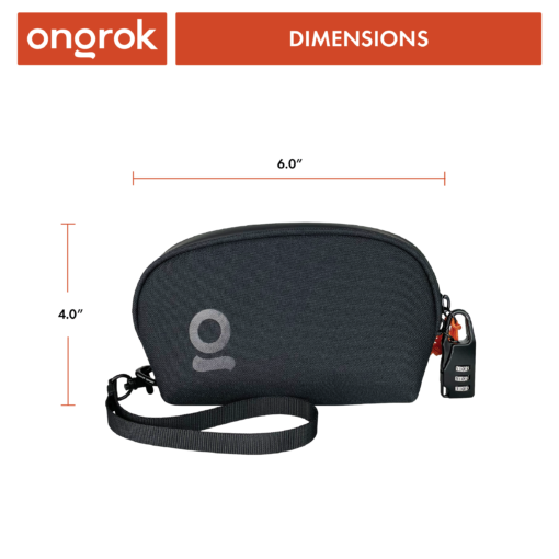 Shop Ongrok Carbon-lined Wrist Bag in australian