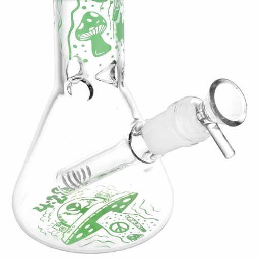 Shop 420 UFO Visitor Beaker Glass Water Pipe - 10" / 14mm F in australian