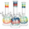 Shop Raked Bubble Bottom Water Pipe - 8.25"/14mm F/Colors Vary in australian