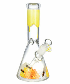 Shop Pulsar Full Wrapped Beaker Water Pipe - 10.5"/14mm F/Sweet Nectar in australian