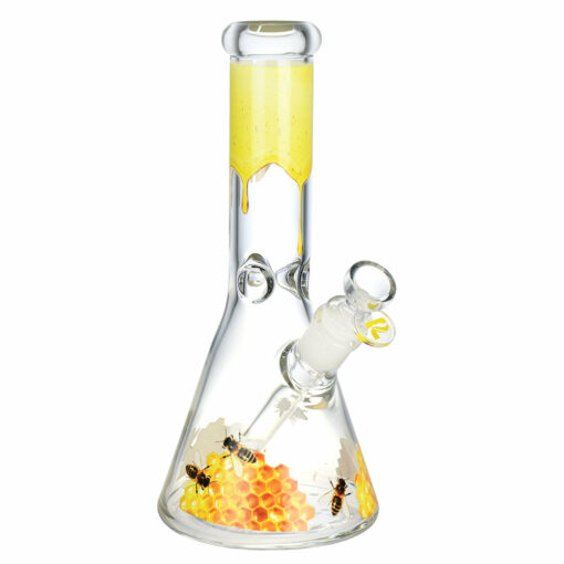 Shop Pulsar Full Wrapped Beaker Water Pipe - 10.5"/14mm F/Sweet Nectar in australian