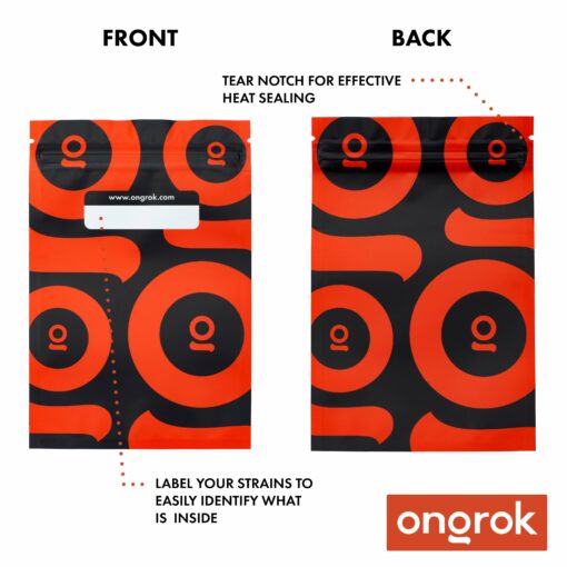 Shop Ongrok Color-Coded Mylar Bags in australian