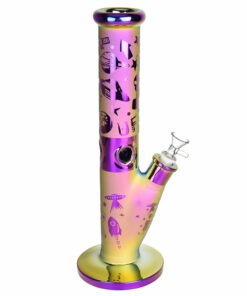 Shop UFO Love Electroplated Straight Tube Bong in australian