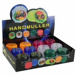 Shop 24PC DISPLAY - 2pc Acrylic Grinder - 2" / Assorted Colors in australian