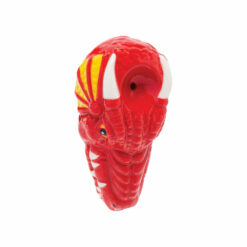 Shop Wacky Bowlz Red Dragon Ceramic Hand Pipe | 3.5" in australian