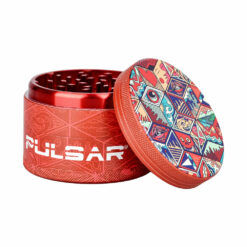 Shop Pulsar Design Series Grinder with Side Art - Symbolic Tiles / 4pc / 2.5" in australian