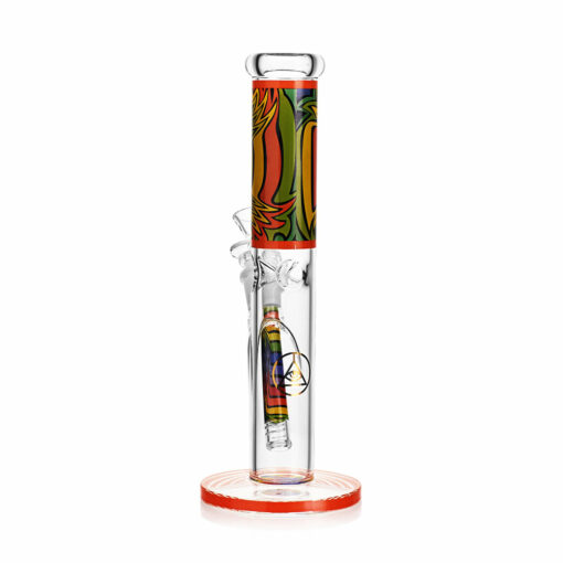 Shop Ritual Smoke - Prism 10" Glass Straight Tube - Tangerine in australian