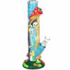 Shop Sneaky Skeleton and Watchful Fungi Glow In Dark Tube Water Pipe - 11.5" / 14mm F in australian