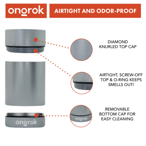 Shop Ongrok Aluminum Metal Storage Jar in australian