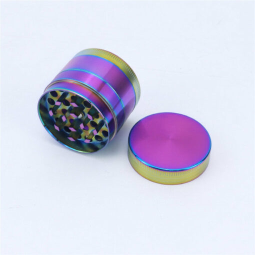 Shop 4 Piece Zinc Alloy Iridescent Metal Grinder in australian