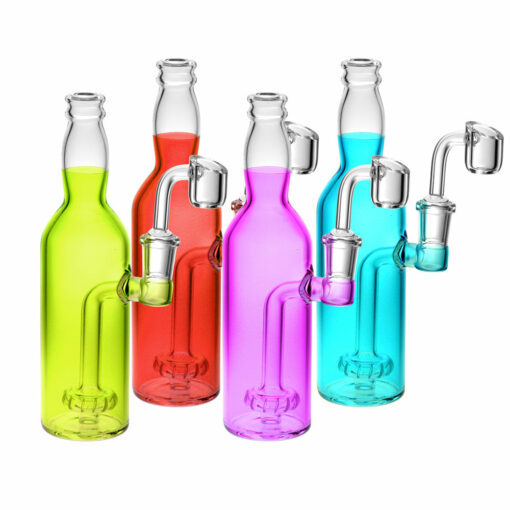 Shop Bright Soda Bottle Oil Rig - 7.5" / 14mm F / Colors Vary in australian