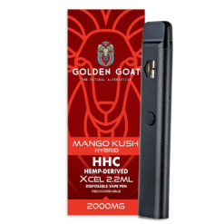 Shop HHC Vape Device, 2000mg, Rechargeable/Disposable - Mango Kush in australian