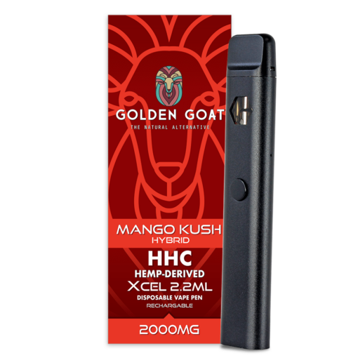 Shop HHC Vape Device, 2000mg, Rechargeable/Disposable - Mango Kush in australian