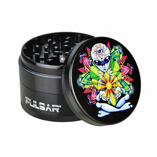 Shop Pulsar Artist Series Metal Grinder | Amberly Downs Psychedelic Alien in australian