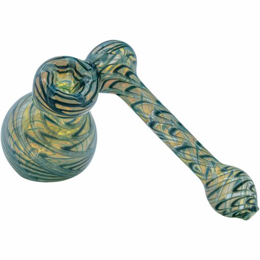 Shop LA Pipes "Colored Sidecar" Fumed Sidecar Bubbler Pipe (Various Colors) in australian