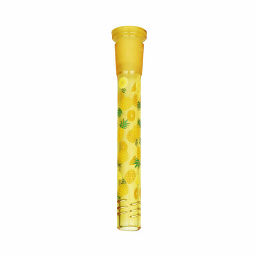 Shop Pulsar Fruit Series Pineapple Express Herb Pipe Glow Duo - 10" / 14mm F in australian