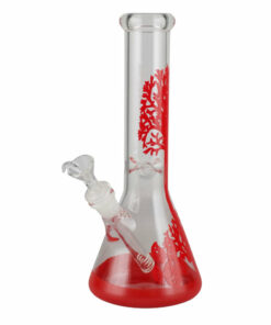 Shop Red Tree Glass Beaker Bong in australian