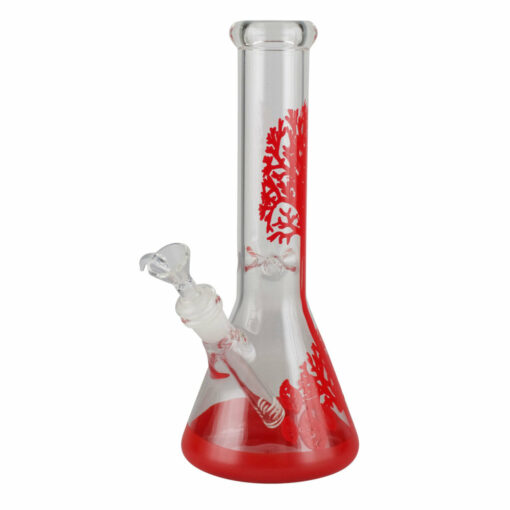 Shop Red Tree Glass Beaker Bong in australian