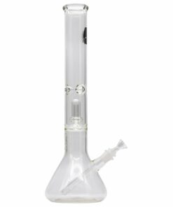 Shop LA Pipes Thick Glass Beaker Showerhead Perc Bong in australian