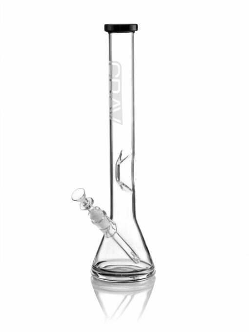 Shop GRAV® Large, Black Accent Beaker Base Water Pipe in australian