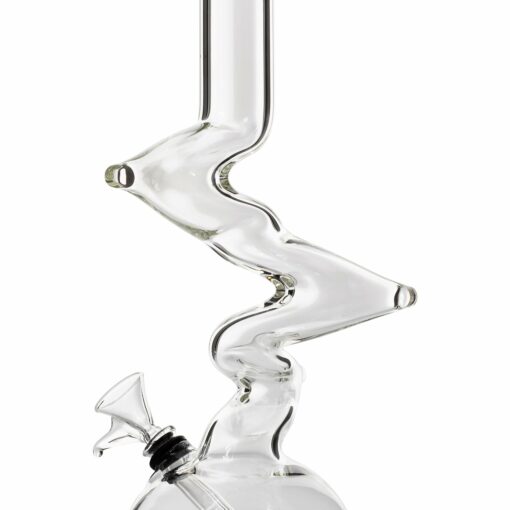 Shop LA Pipes "Jacob's Ladder" Crystal Clear Zong Bong in australian