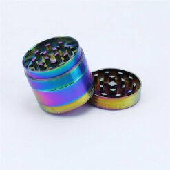 Shop 4 Piece Zinc Alloy Iridescent Metal Grinder in australian