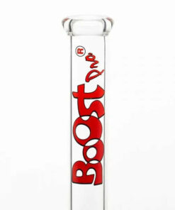 Shop Boost | 17" Red Beaker Base Glass Water Pipe in australian