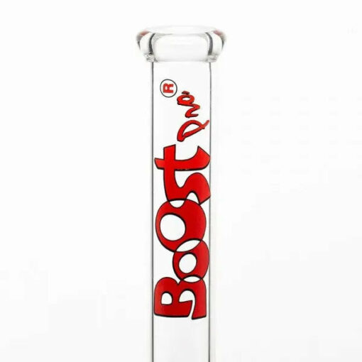 Shop Boost | 17" Red Beaker Base Glass Water Pipe in australian