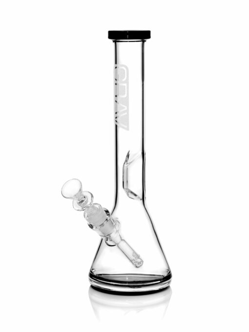 Shop GRAV® Medium, Black Accent Beaker Base Water Pipe in australian