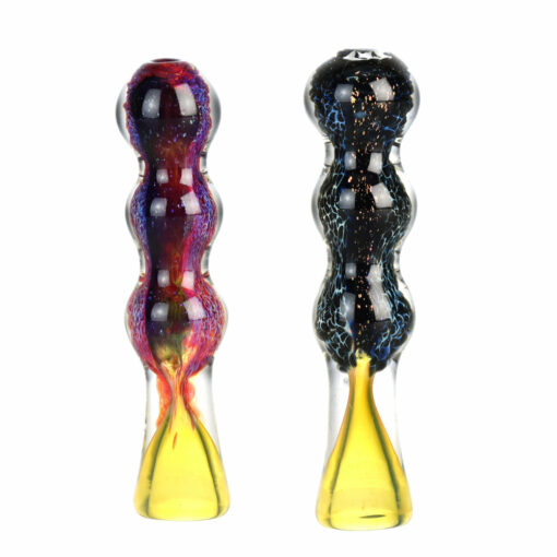 Shop Frit Dichroic Glass Chillum in australian