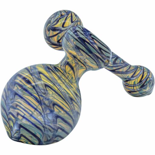 Shop LA Pipes "Colored Sidecar" Fumed Sidecar Bubbler Pipe (Various Colors) in australian