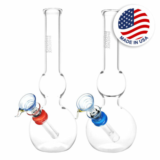 Shop Phoenix Rising Classic Double Bubble Water Pipe - 8"/Colors Vary in australian