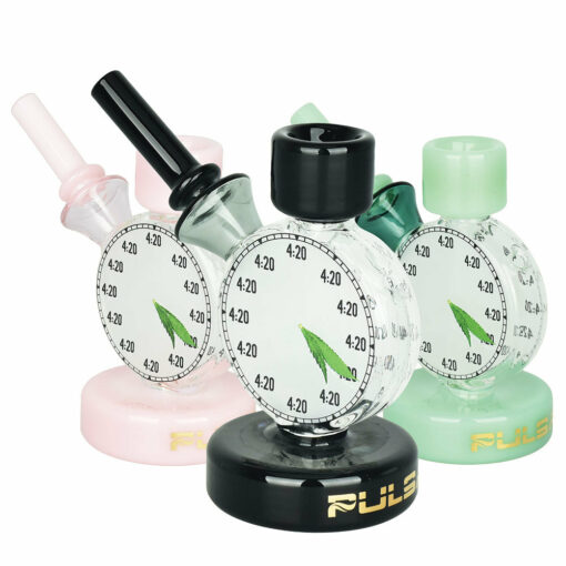 Shop Pulsar 4:20 Time Piece Bubbler Pipe - 4.5" in australian