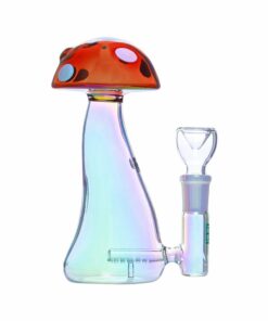 Shop Hemper Trippy Shroom Glass Water Pipe - 5.75