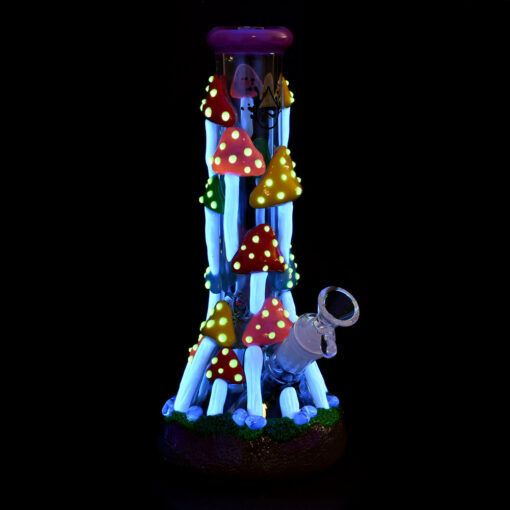 Shop Pulsar Shroom Forest Beaker Water Pipe -10.25"/14mm F in australian