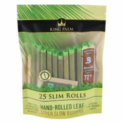 Shop King Palm Hand Rolled Leaf - 25ct / Slim - 8PC DISPLAY in australian