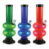 Shop Acrylic Double Bubble Water Pipe - 9" / Colors Vary in australian