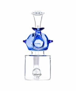 Shop Hemper Blue Whale Glass Water Pipe - 6.25" / 14mm F in australian