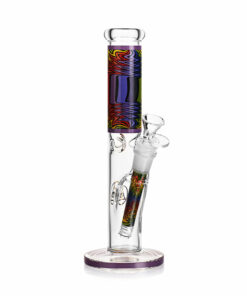 Shop Ritual Smoke - Prism 10" Glass Straight Tube - Purple in australian