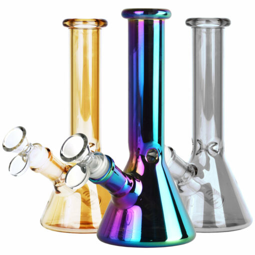 Shop Oil Slick Beaker Water Pipe - 8" / 14mm F / Colors Vary in australian