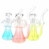 Shop Phosphorescent Fungi Glow in the Dark Glass Bubbler - 4.75" / 14mm F / Colors Vary in australian