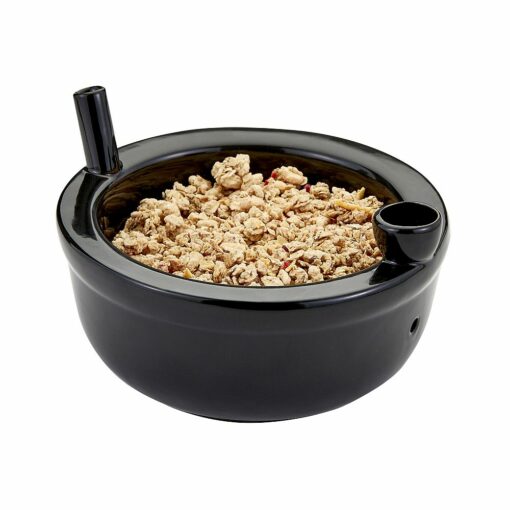 Shop Black Cereal bowl - shiny finish in australian