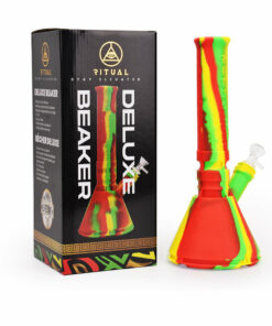 Shop Ritual - 12'' Deluxe Silicone Modular Beaker - Rasta in australian