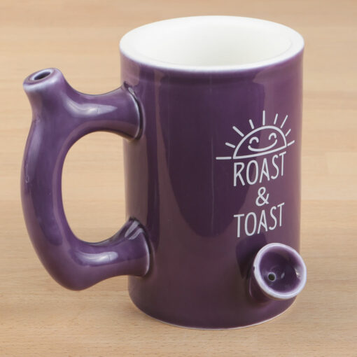 Shop Plum Color Glossy Premium Roast & Toast Mug in australian