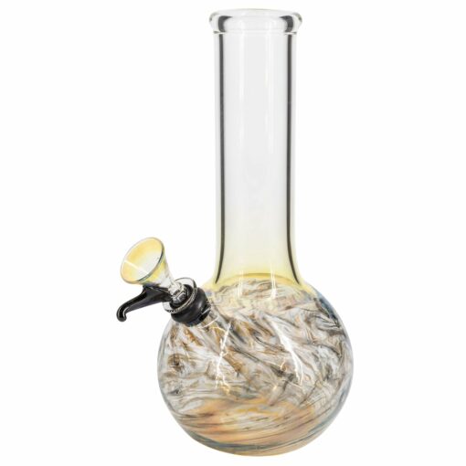 Shop LA Pipes Raked Tiger Stripe Accented Beaker Bong in australian