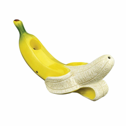 Shop Blissful Banana Ceramic Hand Pipe - 9" in australian