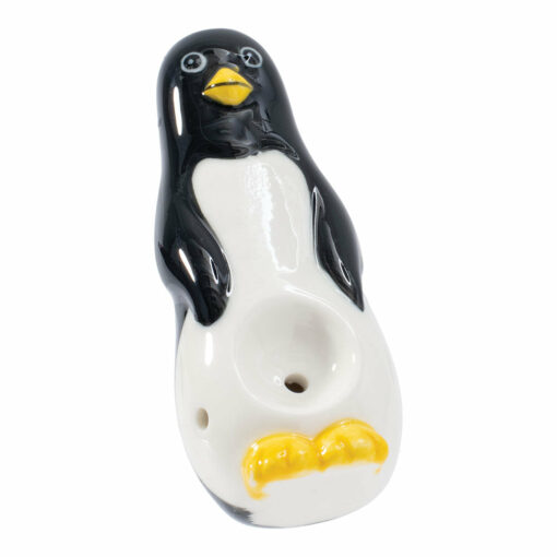 Shop Wacky Bowlz Penguin Ceramic Pipe - 4" in australian